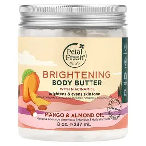 Petal Fresh Brightening Body Butter With Niacinamide, Mango & Almond Oil, 8 oz (237 ml)