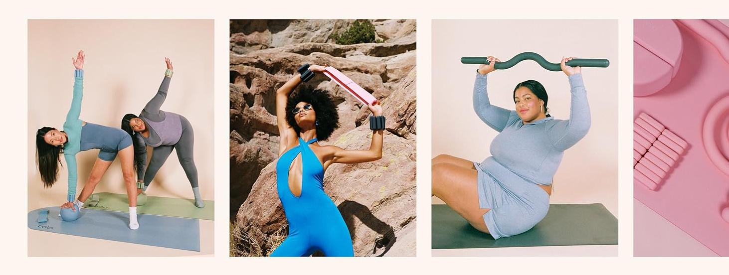 Bala Power Ring, 2-in-1 Kettlebell & Dumbbell - Full Body Home Gym Workout Equipment for Strength Training, HIIT, Pilates, & Aerobics Exercises