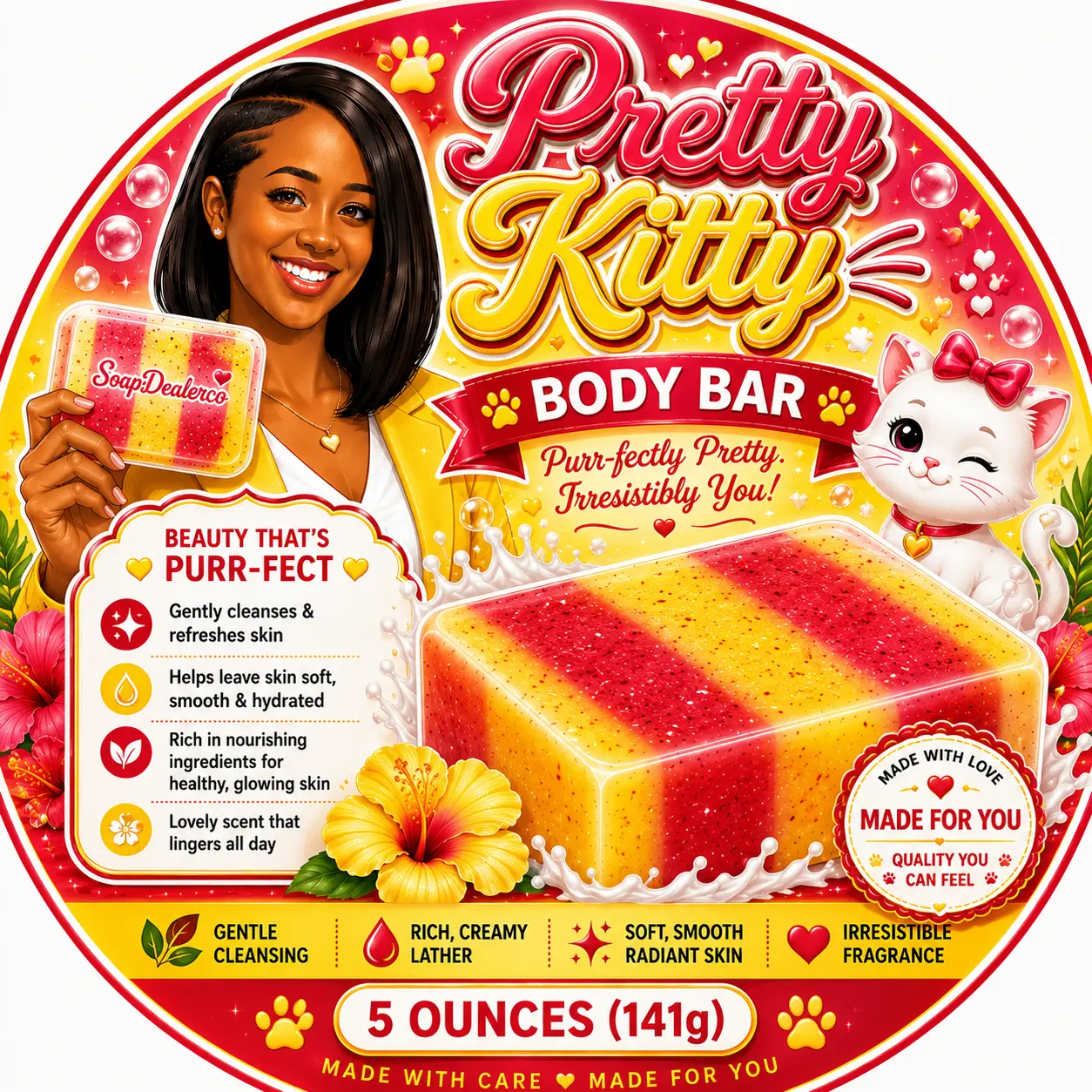 🐾💕 Pretty Kitty Body Bar