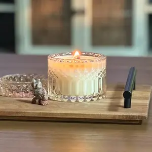 The Blushing Bride Candle – Romantic Floral Scent | 7 oz Coconut Soy | Gift-Ready in Crystal Jar