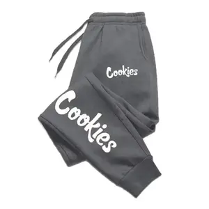 Men's cool geometric printed sports pants autumn outdoor warm sports pants casual daily gym fitness running pants