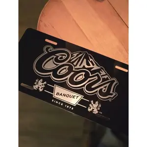 Coors Banquet License Plate