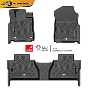 All Weather 3D Floor Mats TPE Liners Fit For 2014-2021 Toyota Tundra CrewMax Cab Car Mats Car Accessories