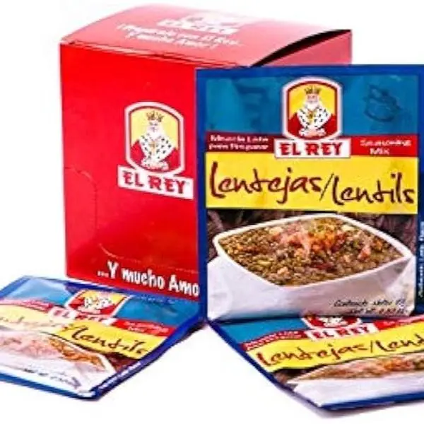 El Rey - 12 Pack Colombian Lentils Seasoning Packet
