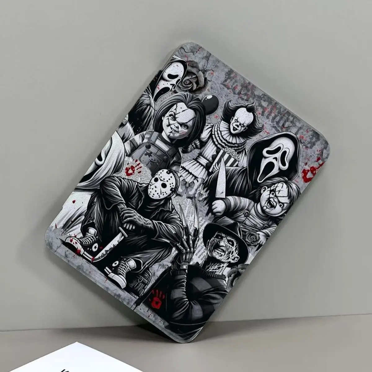 Multi Spooky Design PU Leather Case for 6" / 6.8" / 7" Kindle Paperwhite – Auto Wake/Sleep Protection | Sleek, Lightweight, and Durable Cleat TPU Back,Reading Tablet Case,Kindle Protective Casing Cover Accessories #summerwins