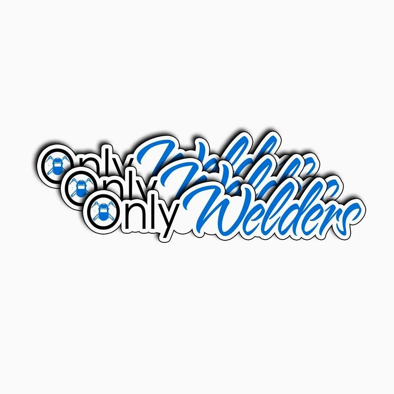 Only Welders Funny Vinyl Sticker Waterproof Welding Decal for Laptop, Toolbox, Bottle, Helmet O64