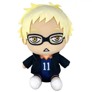 Haikyu!! S3 - Kei Tsukishima Jacket Sitting Pose Plush 7"H