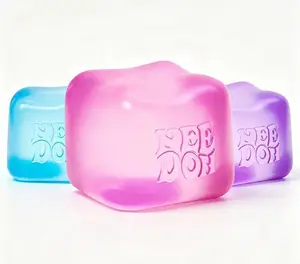 NeeDoh Nice-- Cube Super Solid Stress Toy | Slow-Rising Ice Cube Squish Ball,-- Anxiety Relief Gift for Everyone**
