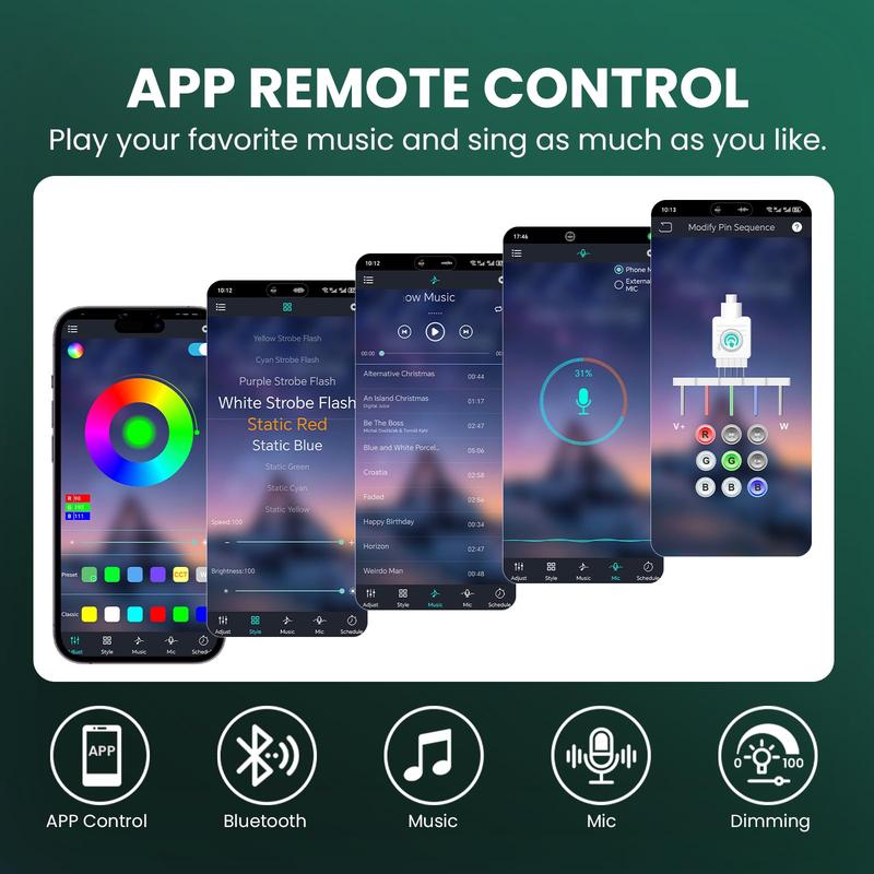 50-300 FT RGB Ground Lights, Garden Lights with Smart APP/Remote Control, Outdoor IP68 Waterproof, Music Sync, Timer Function, RGB Color Changing, for Garden&Patio&Yard&Lawn&Walkway&Driveway&Outdoor