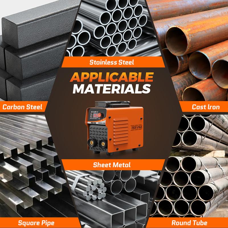 2026 NEW FEIFANKE MMA250A 110v welder machine, Portable MINI IGBT Stick Welding machine, LED Display Digital arc /mma Welder,For home use＆DIY man Gift