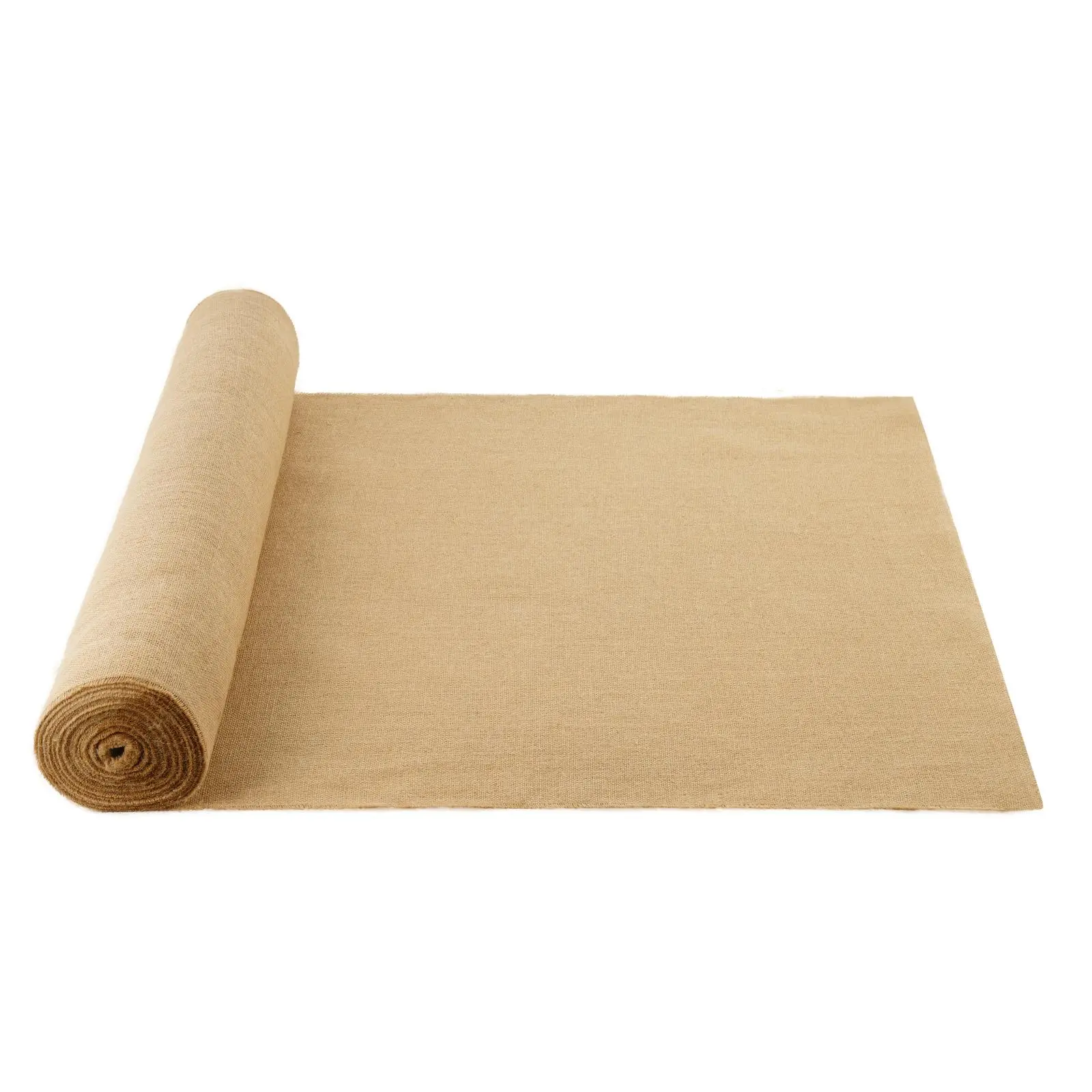 【Summerfinds】VEVOR Burlap Fabric Roll 40” x 150 ft & 50 x 50 High Density Wide Natural Burlap Fabric RollsJute Fabric Burlap Tree Wrap Rollfor DecorCraftsWeddingGardeningPlant & Tree Winter Covering
