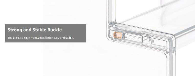 Lifewit 4 Tier Clear Display Stand for Perfume, Cologne, Fragrance, Skincare, Makeup, Cosmetics, Figures, Cupcake, Dessert