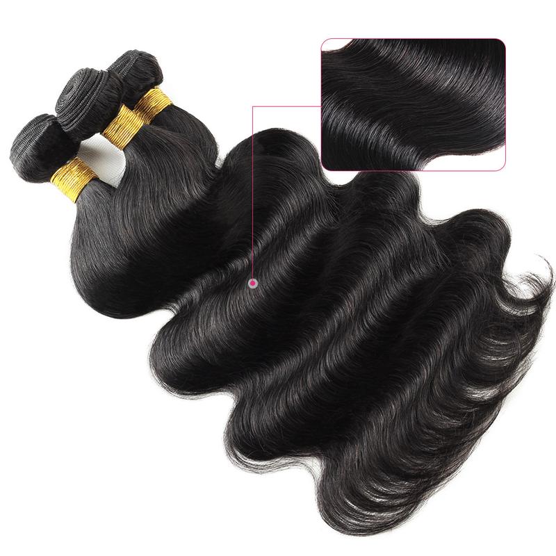 Glulaze Body Wave Sew in Silky Straight Human Hair Bundles 28 inch Salon Quality Quick Weave Raw Hair Extensions  #Outdoorfun