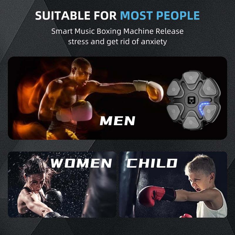 Fun Music Boxing Target for Kids & Family – Includes Gloves • Great Gift for Parents • Easy Setup • Indoor/Outdoor Play • Fun & Safe • Perfect Birthday or Holiday Gift Bluetooth Music Boxing Machine • Family Fun • Indoor/Outdoor Play