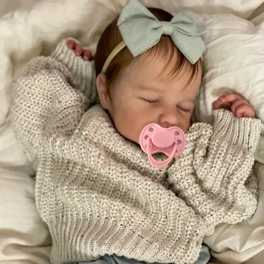 50cm/20inch Realistic Reborn Baby Doll - 3D-Painted Skin  Visible Veins  Weighted Sleeping Toddler, Cute Girl Collectible Toy for Kids' Birthdays, Dolls Gifts,baby doll love