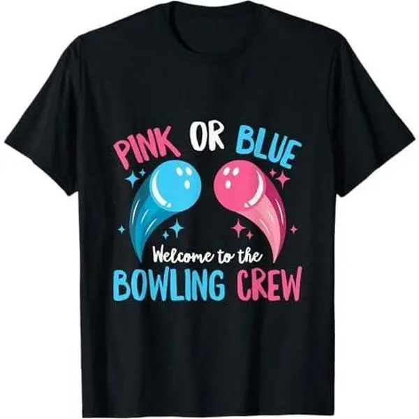 Gender Reveal Bowling Design for a Bowling Lover T-Shirt
