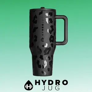 HydroJug Traveler Flip Straw Tumbler 32oz/40oz | Leak-Proof, Cup Holder Fit, Travel Friendly