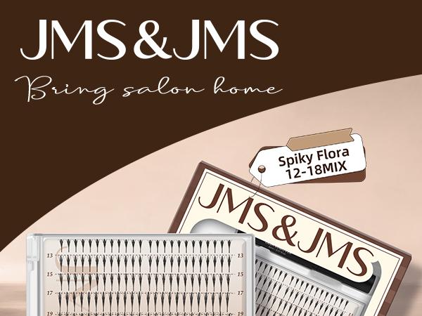 Spiky Flora Kit l JMS&JMS Manga Eyelash Cluster DIY Lash Extensions at Home Makeup Cosmetic with Natural Lash Look Feb Faves