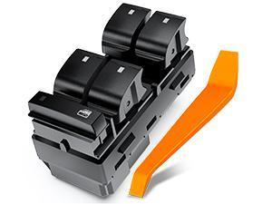 Nilight Power Master Window Switch Compatible with 2007 2008 2009 2010 2011 2012 2013 Chevy Silverado 1500 2500HD 3500HD GMC Sierra Yukon 2009-2016 Chevy Traverse Replacement Button Windows Switches