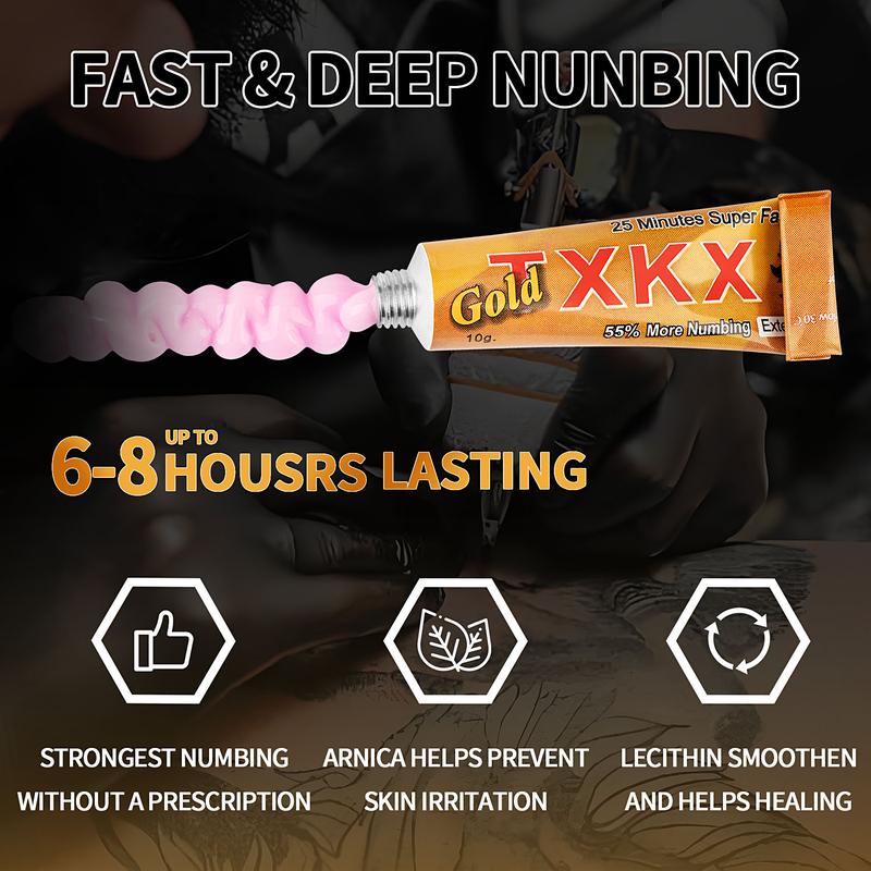 TXKX 2Pack Tattoo Numbing Cream Fast-Acting Topical Anesthesia Cream for SPMU Tattoo Removal & Warts
