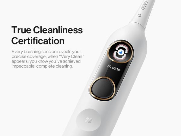 usmile Y20 PRO AI Powered Electric Toothbrush, Personalized Cleaning with 25x More Plaque Removal and 90-Day Battery Life