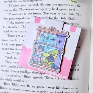 Fantasy and Romance Dual Sided Magnetic Bookmark