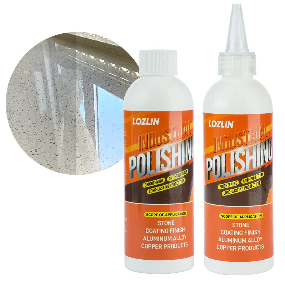 LOZLIN Industrial Polishing Paste - Cleaning Feature Polishes for Stainless Steel, Metal, Countertops, Furniture, Stone Care - Household Deep Protection, Metal Polishing Polishers for Mirror Finish Renovation