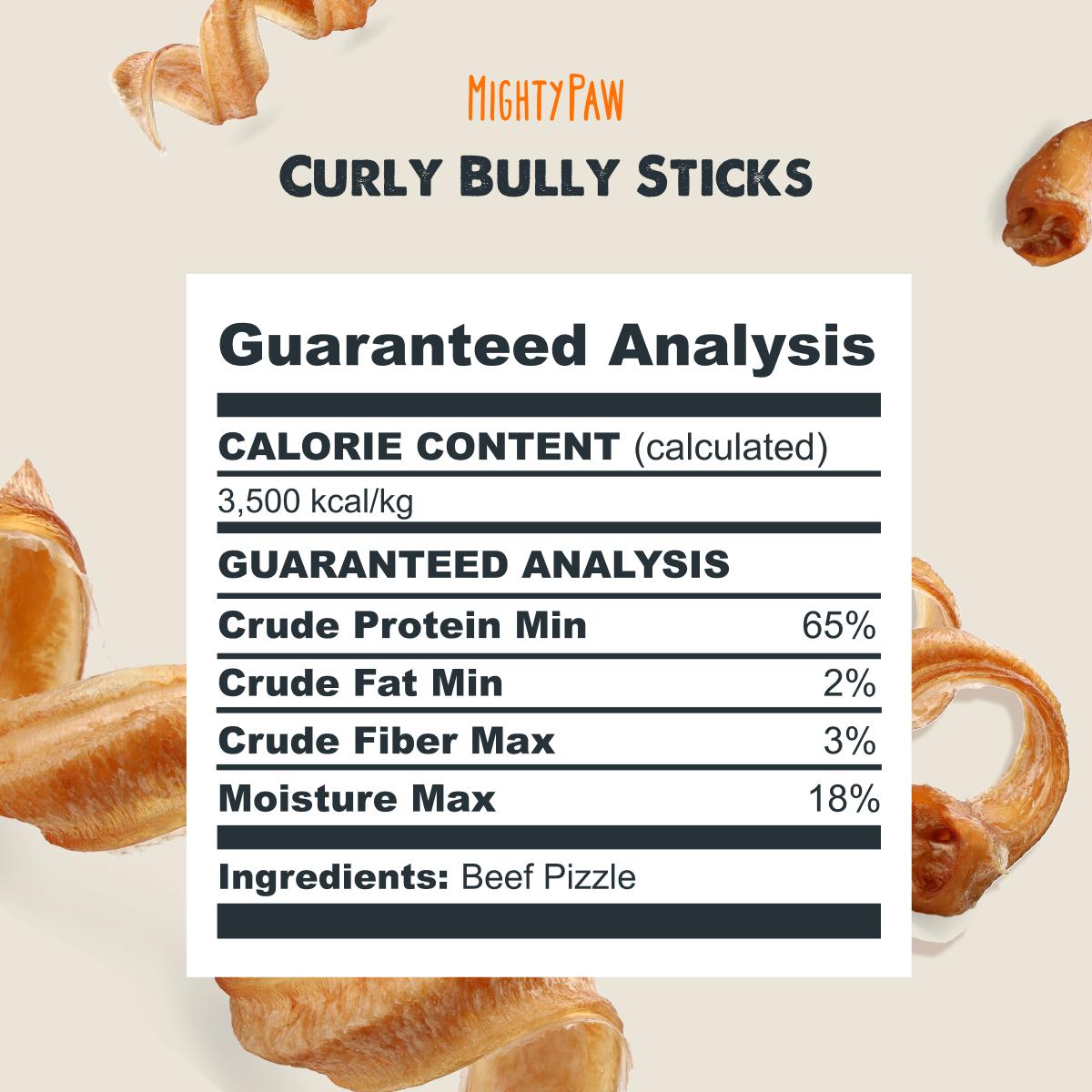 Mighty Paw Naturals Curly Bully Sticks: All-Natural High Protein Dog Chews for Healthy Teeth and Gums Mighty Paw Naturals Curly Bully Sticks: All-Natural High Protein Dog Chews for Healthy Teeth and Gums