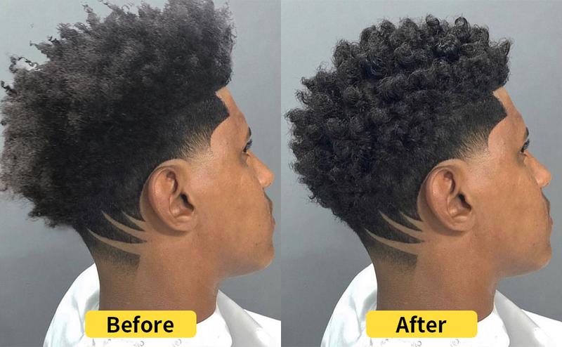 Wave Pomade Hair Twist Sponge Brush for Black Men Afro Curl Sponge Ideal for Curly Rubber Hair Pomade As Boyfriend Father New Year Gift