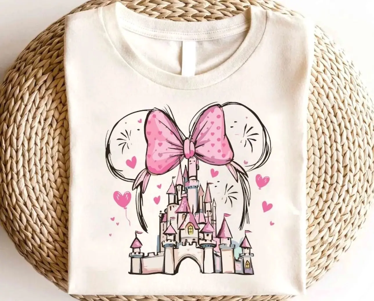Watercolor Castle Shirt, Magic Kingdom Shirt, Girls Trip Shirt, Magical Mouse Watercolor Castle Shirt, [Adult - Youth - Toddler]
