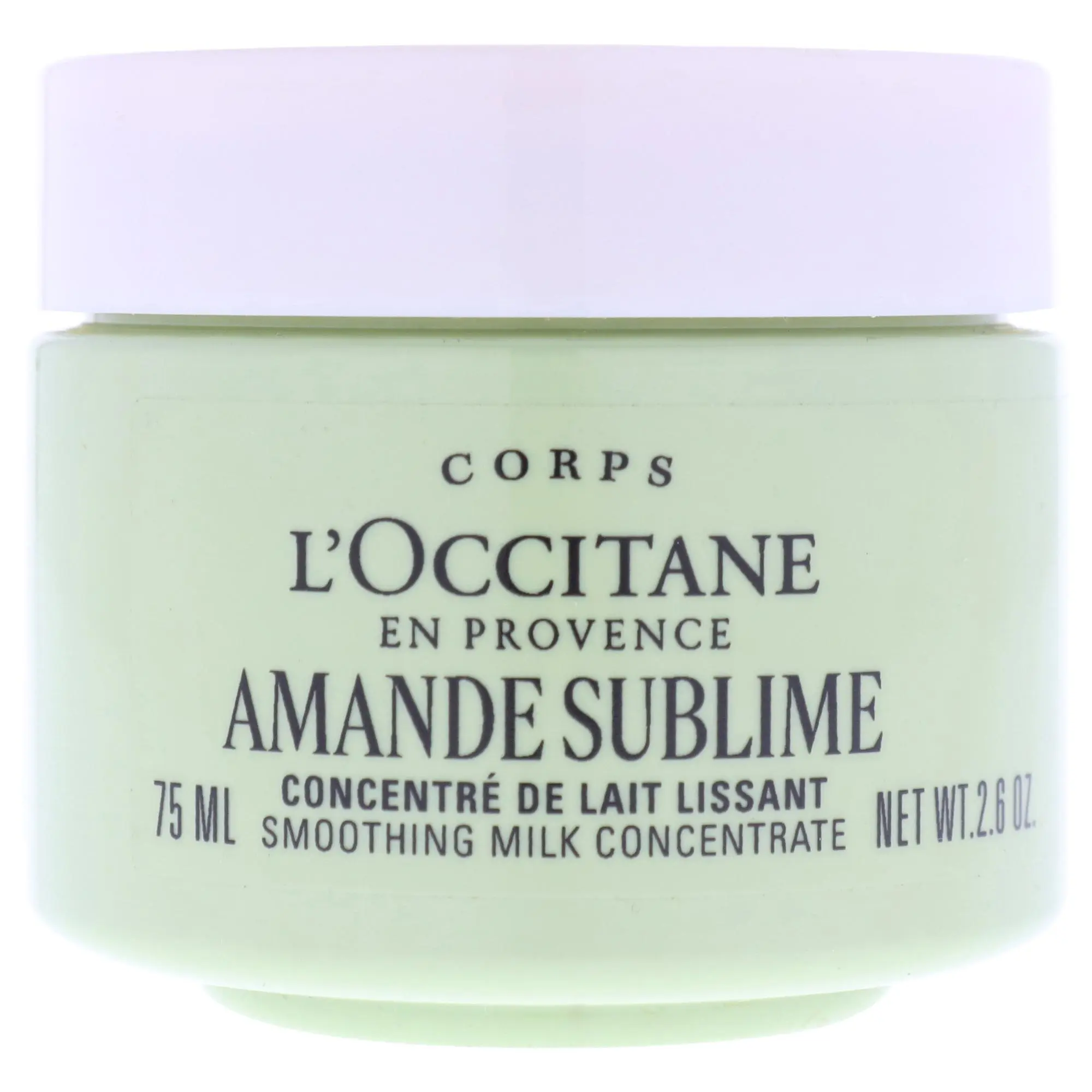 L'Occitane Almond Sublime Smoothing Milk Concentrate - 2.6 fl oz Unisex Hydrating Moisturizer Cosmetic Body Lotion