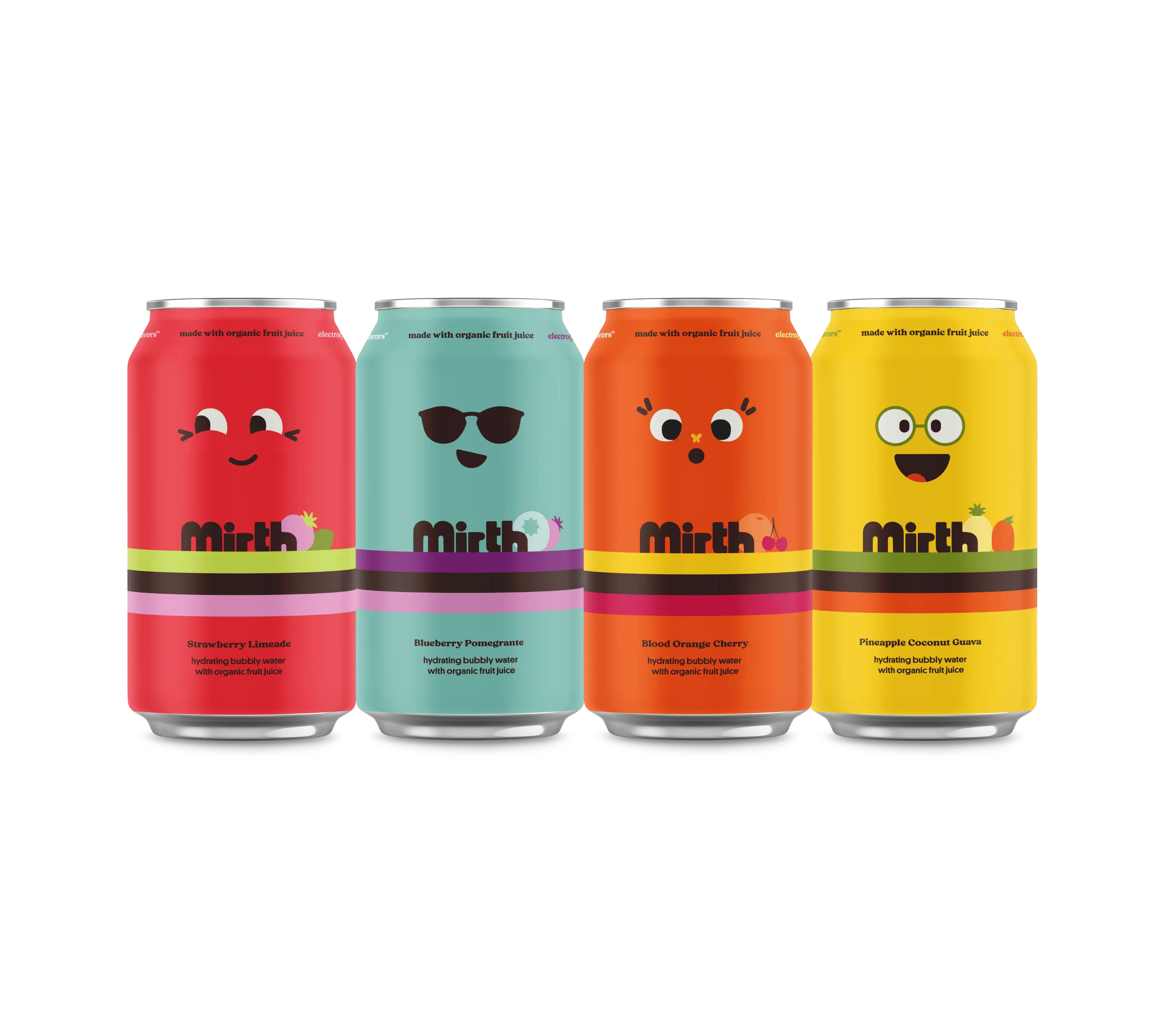 Mirth Sampler - Sparkling Fruit Juice - Healthy Soda with No Added Sugar