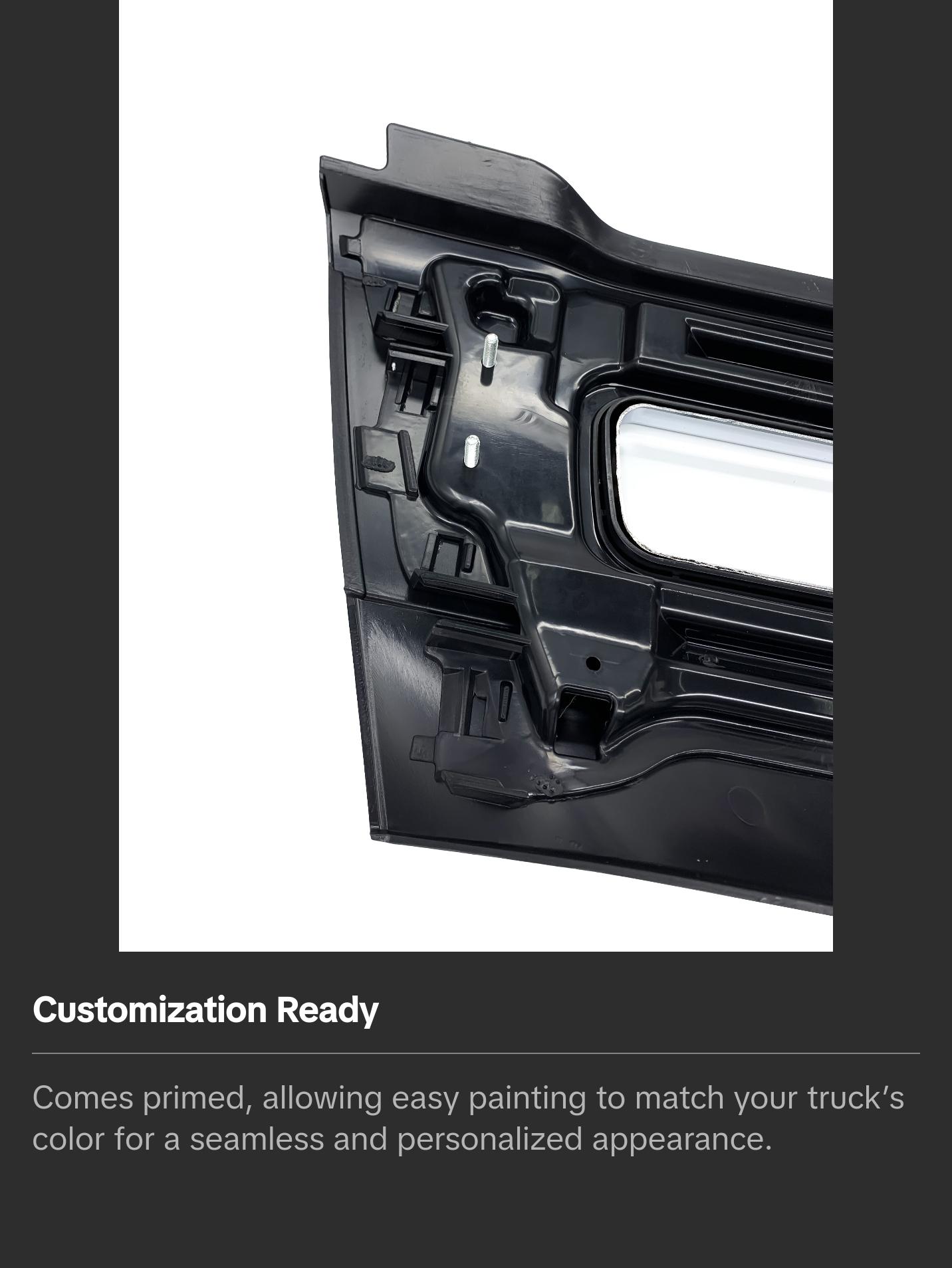 TORQUE Front Center Bumper Replacement for 2004-2016 Volvo VNL 300 430 630 670 730 780 Series Semi Trucks (TRB201400B)