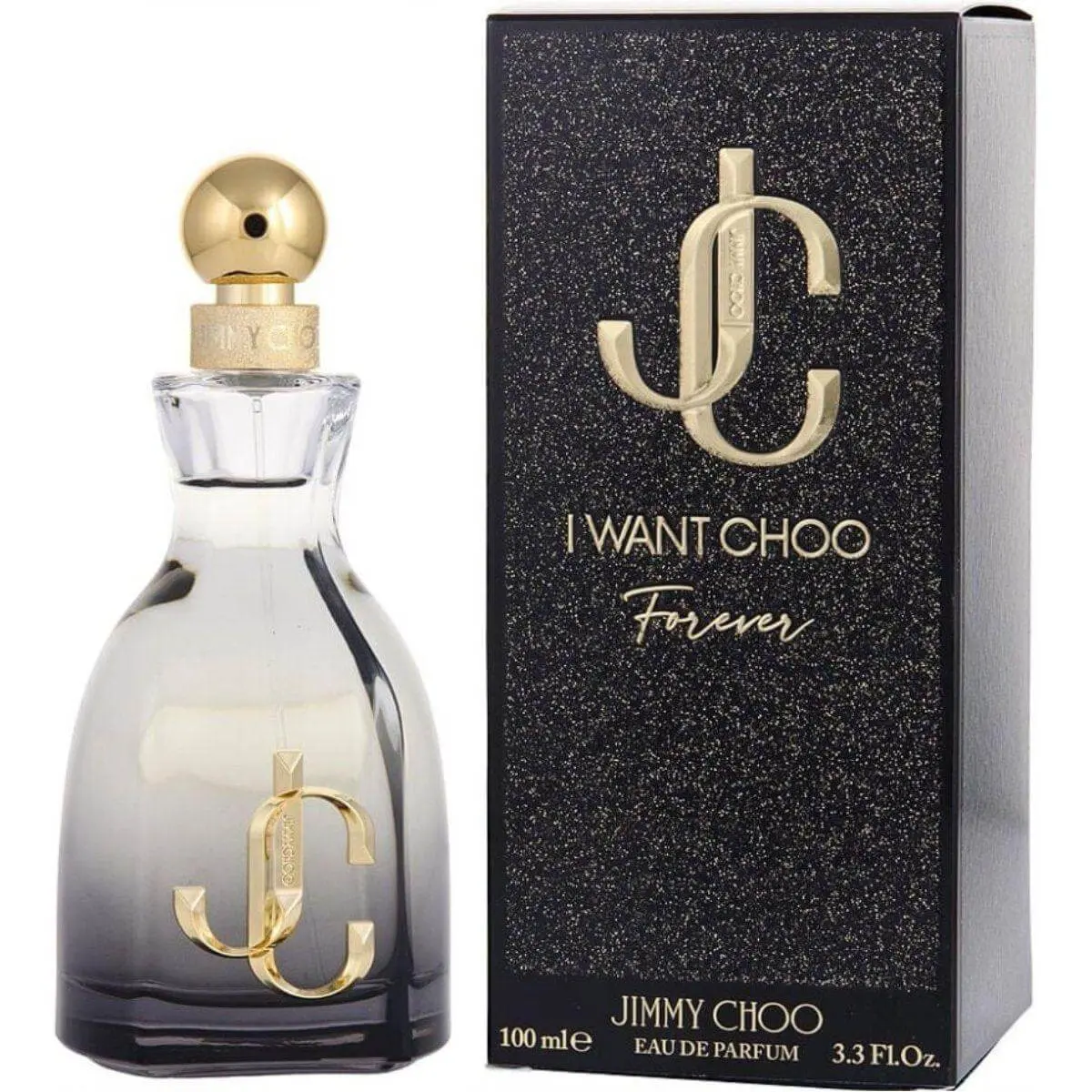 JIMMY CHOO I Want Choo Forever EDP - Jasmine-Themed Chic Full-Size Floral Women's Fragrance, 3.3 fl oz (3.4 fl oz Option), New in Box, Jasmine-Themed Women's Fragrance, Chic Women's Fragrance