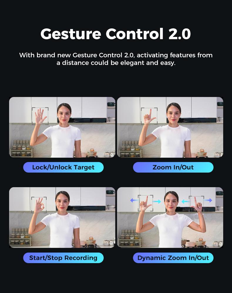 OBSBOT Tail Air - NDI Camera 4K, AI Tracking PTZ Camera