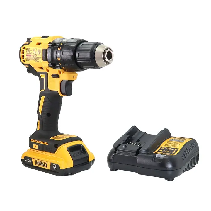 DEWALT 20V MAX Cordless Brushless Drill-Driver Kit (DCD777D1) with Battery and Charger, Equipped with Brushless Motor