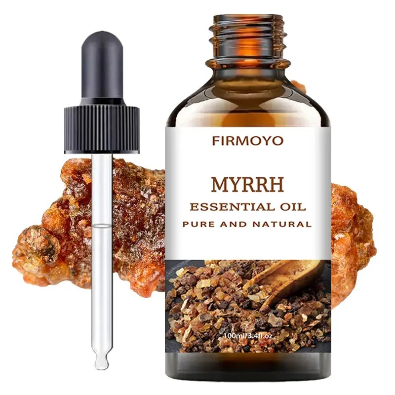 Frankincense and Myrrh Essential Oil, 3.04 oz, Moisturizing Body Oils, a moisturizing, Hydrating oil that nourishes and hydrates the skin and hair, leaving the skin soft and smooth, suitable for the face, body, hair, and massage therapy