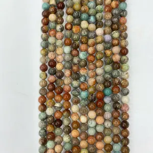 Natural Coral Agate Beads Hight Quality Gemstone Smooth Round Loose Beads For DIY Jewelry Making Desig Handmade Crafts Bracelet, Necklace, Earrings AAA Quality 15.5 Inches Long, Semi Precious Stone, Spacer beads