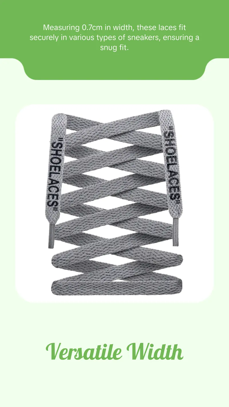 Flat Printed "SHOELACES"
