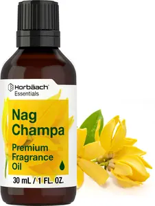 Horbäach Nag Champa Fragrance Oil | 1 fl oz (30ml) | Premium Grade | for Diffusers, Candle and Soap Making, DIY Projects & More