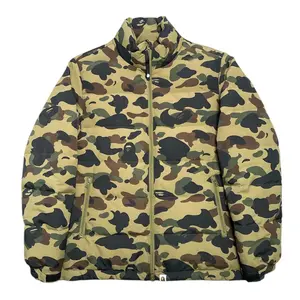 BAPE 1st Camo Down Jacket Green