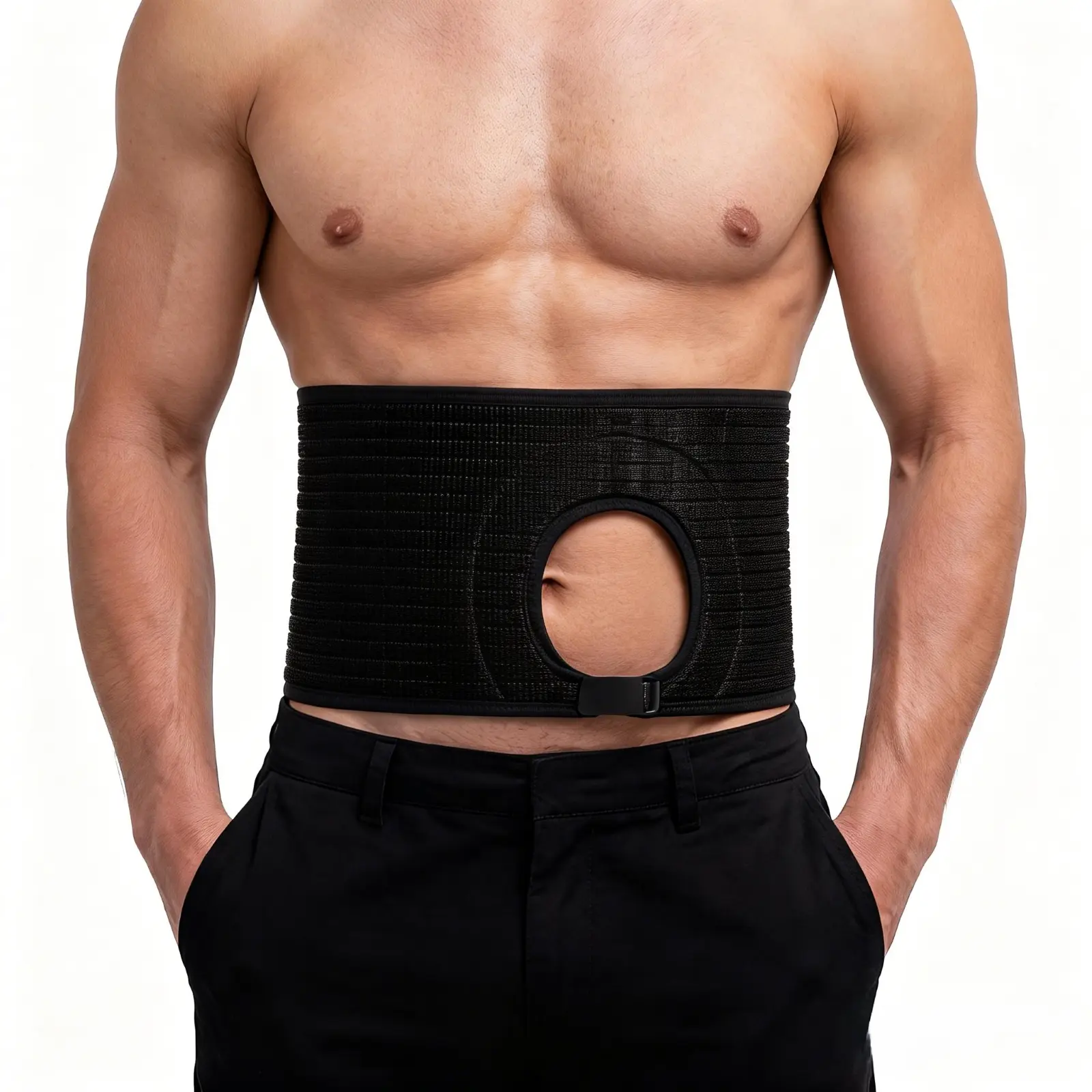 Adjustable Abdominal Support Wrap - Breathable Elastic Band with Side Cut-Out Design for Custom Daily Fit posture corrector posture corrector for women