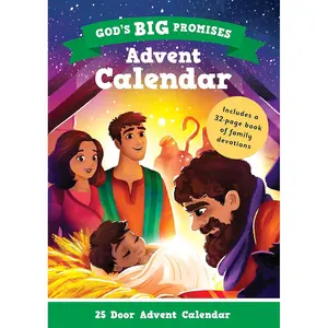 God’s Big Promises Advent Calendar and Family Devotions (Christian Advent Calendar with 25 devotions will help children ages 2-7 look forward to Christmas) Paperback – Advent Calendar, September 1, 2023