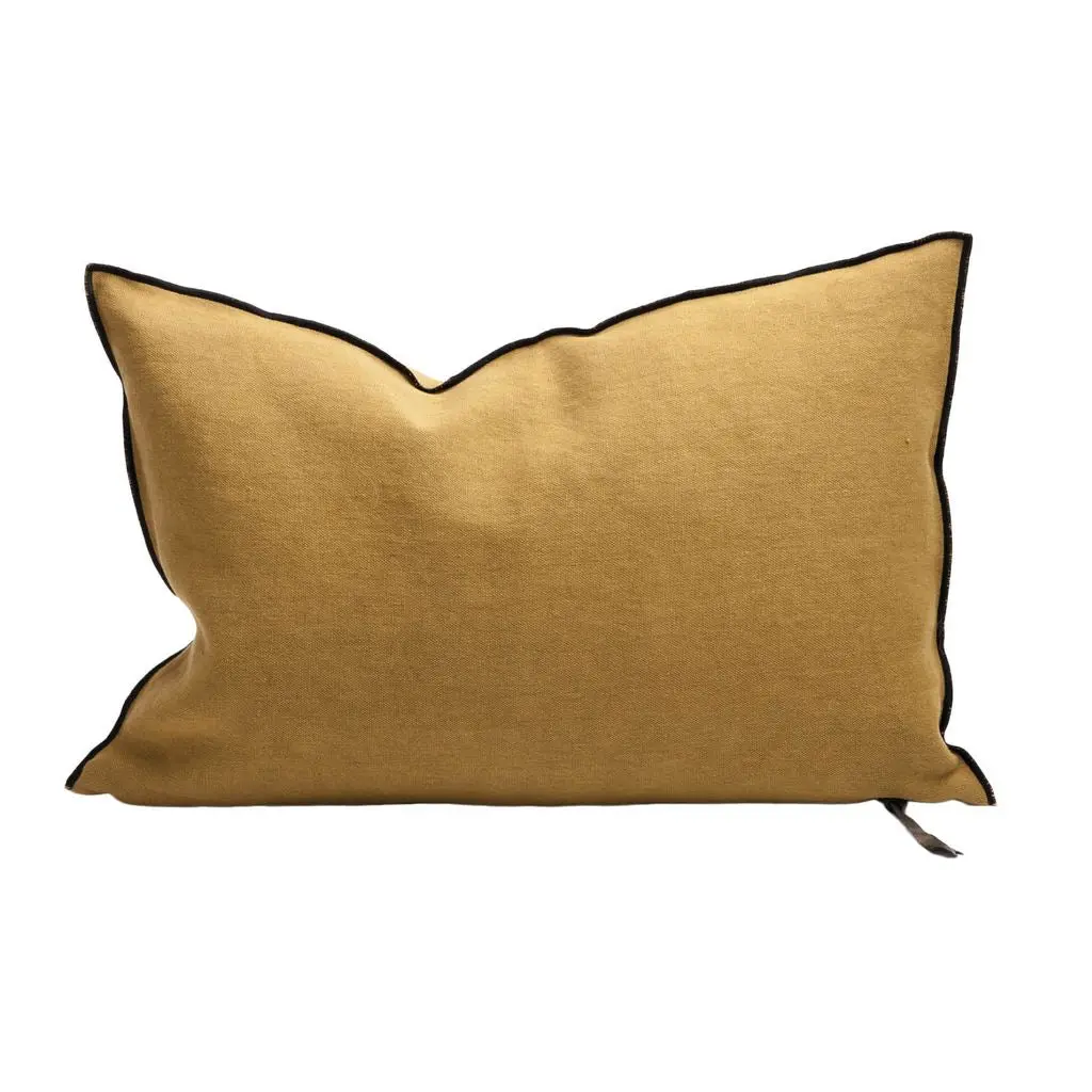 Stone Washed Ocre Pillow 16x24, from Maison De Vacances