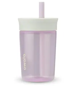 Owala Kids Insulation BPA-Free Plastic Tumbler with Spill Resistant Flexible Straw, Easy to Clean, Kids Water Bottle, Great for Travel, Dishwasher Safe, 15 Oz