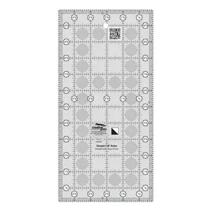 Creative Grids Simple 7/8 Triangle Maker Quilt Ruler – CGR78 – Made in USA, 5-7/8in x 10-7/8in, Non-Slip Grip Acrylic Quilting, Sewing, Crafting, Patchwork Ruler & Template