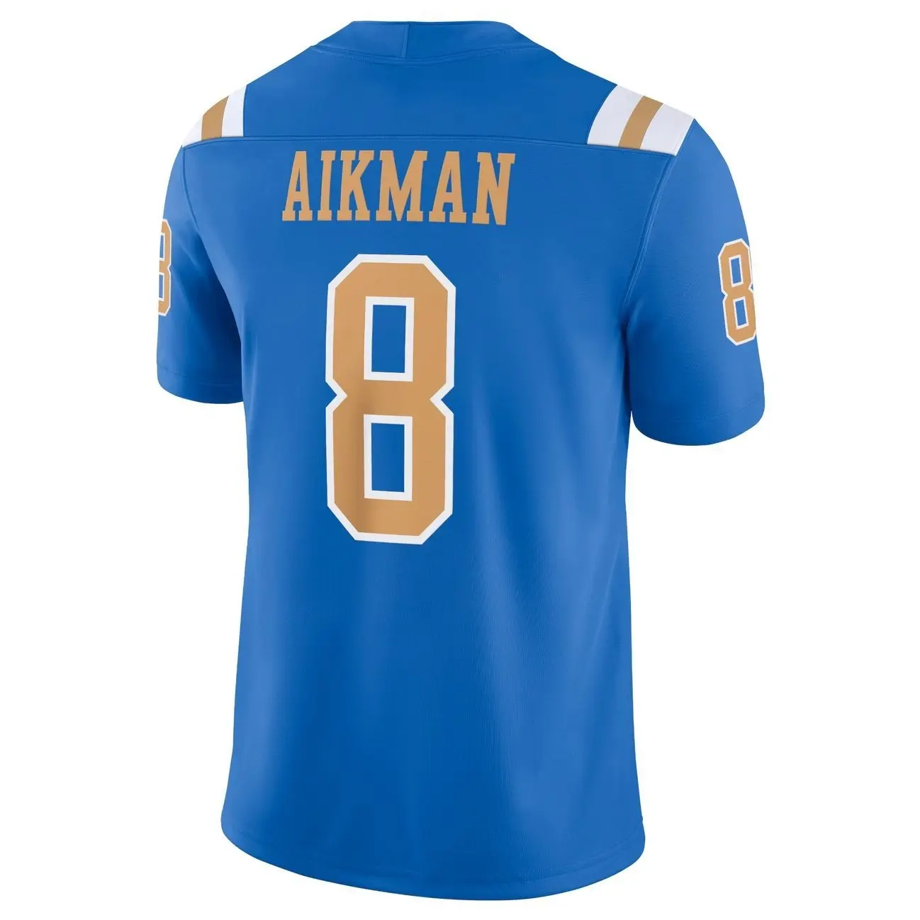 Troy Aikman UCLA Unisex Athletic Fan Shirt Breathable Game Day Apparel Alumni Player Game Jersey - Blue