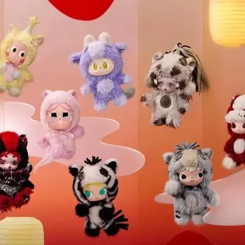 (DARENHW065)POPMART Have a Good Run series plush pendant blind box