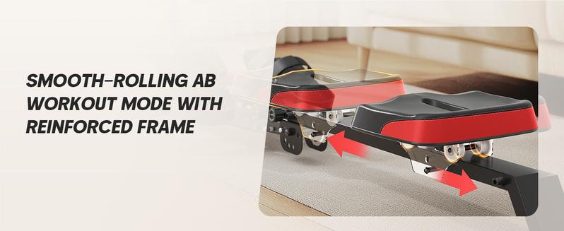 WARMOUNTS Rowing Machine, 4 in 1 Adjustable Ab Machine with 4 Levels and 4 Heights, Foldable Rowing Machine for Home Gym with LCD Display, 266lbs Weight Capacity WARMOUNTS Rowing Machine, 4 in 1 Adjustable Ab Machine with 4 Levels and 4 Heights, Foldable Rowing Machine for Home Gym with LCD Display, 266lbs Weight Capacity