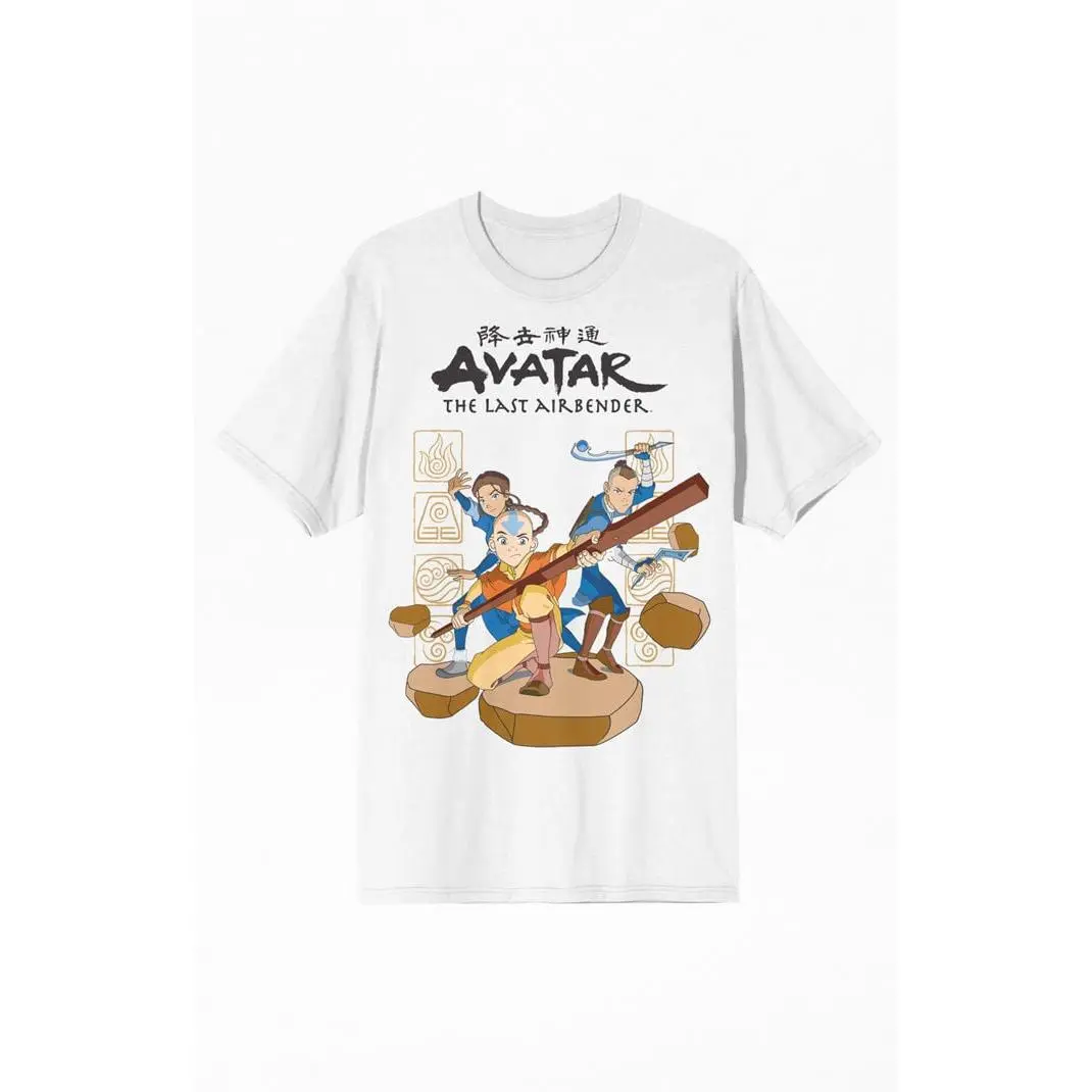 PacSun Men's Avatar The Last Airbender Anime T-Shirt - Multicolor